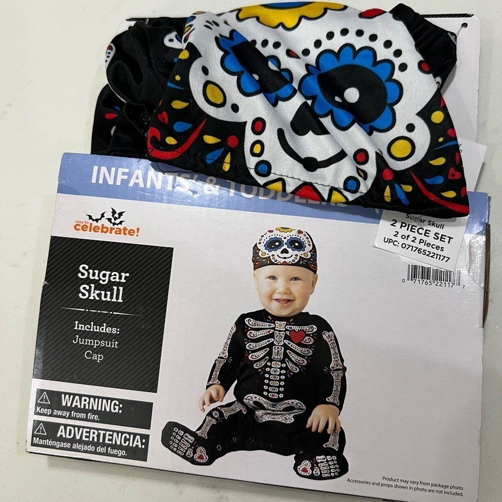 Colorful Skeleton Jumpsuit Costume